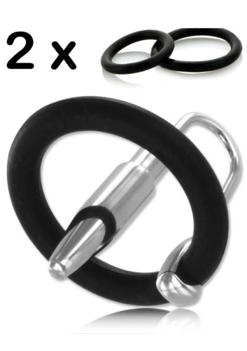 Pénisz katéter 2db.szilikon gyűrűvel.