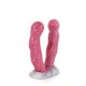 Pink alien dupla dildó-12cm.