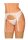 Obsessive Bianelle garter belt white. Méret:S/M