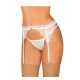 Obsessive Bianelle garter belt white. Méret:S/M