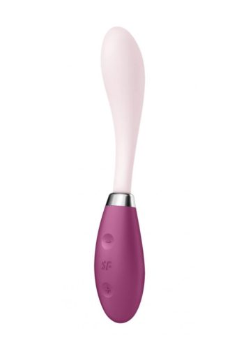 Satisfyer G-Spot Flex 3 - akkus G-pont vibrátor,pink-bordó.
