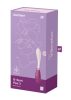 Satisfyer G-Spot Flex 3 - akkus G-pont vibrátor,pink-bordó.