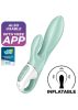 Satisfyer Air Pump Bunny 5 - okos, akkus pumpálható vibrátor-menta.