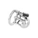 Chastity with Urethral Plug.