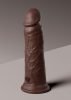 King Cock Elite, Dual Density Silicone Cock Brown -20cm.