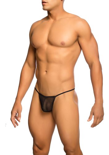 MOB Sheer T-Back férfi tanga. Méret:S/M