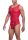 MOB Sexy Sheer Body-piros. Méret:S/M