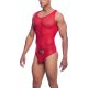 MOB Sexy Sheer Body-piros. Méret:S/M