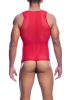 MOB Sexy Sheer Body-piros. Méret:S/M
