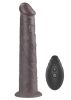 Dual Layered Silicone Rotator Brown,akkus,távirányítós-25cm.