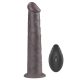 Dual Layered Silicone Rotator Brown,akkus,távirányítós-25cm.