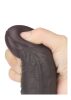 Dual Layered Silicone Rotator Brown,akkus,távirányítós-25cm.