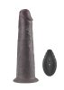Dual Layered Silicone Rotator Brown,akkus,távirányítós-20cm.