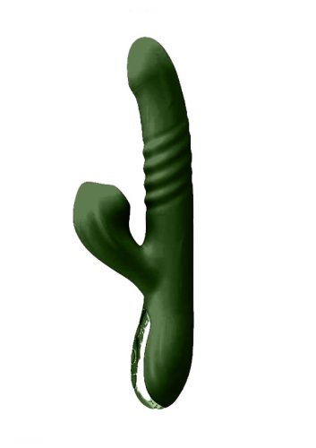 Suck thrusting vibrator,akkus. Zöld