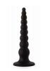 Hosszú bordás szilikon anal plug -24cm.