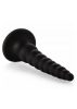 Hosszú bordás szilikon anal plug -24cm.