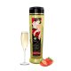 SHUNGA EROTIC MASSAGE OIL -STRAWBERRY WINE,240ml.