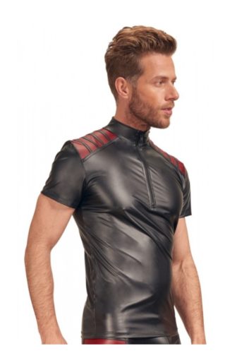 VEGA T-shirt Black-Red. Méret:M