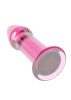 Romance Pink üveg plug-13cm.
