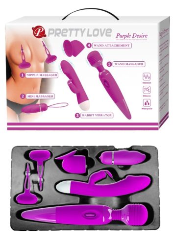 Pretty Purple Desire- vibrátor szett.