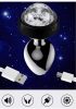 Led disco,világító anal plug medium,akkus.