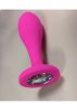 Rocket szilikon anál plug csillogó véggel -medium.