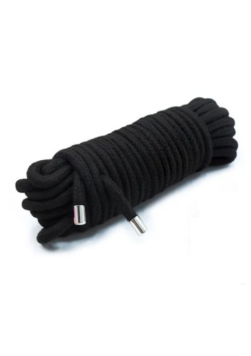Bondage pamut kötél fém lezáróval -20m.