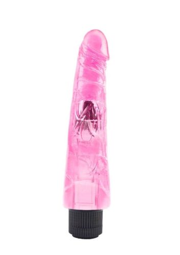 Hi-Rubber pink vibrátor-23cm. Pink