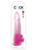 King Cock Clear-pink,25cm.