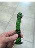 Micah zöld üveg dildó -18cm.