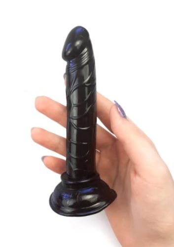 Adam fekete kis dildó-13cm.