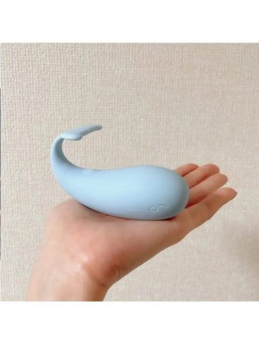 Blue Whale szilikon vibro tojás, akkus. Kék