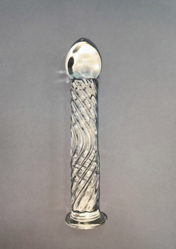 Csavart üveg dong-17cm.