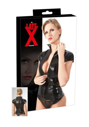 Latex felső cipzárral. Méret:M