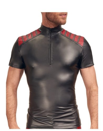 VEGA T-shirt Black-Red. Méret:L