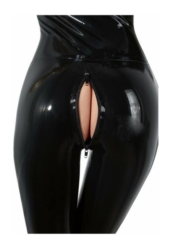 LATEX - hosszúujjú női overall, fekete Méret:M