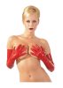 Latex kesztyű - vörös. Méret:S