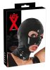 LATEX - fejmaszk,fekete.