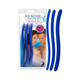 DILATOR-kék szilikon húgycsőtágító szett-3db.
