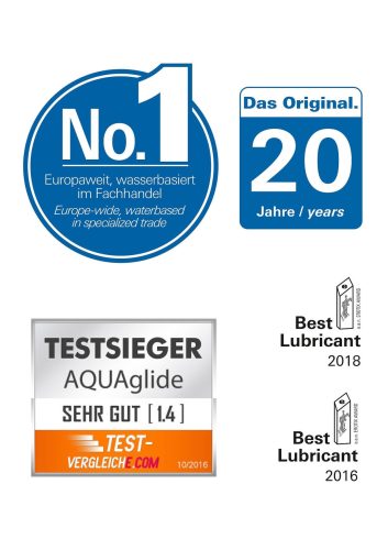 Aquaglide vízalapú síkosító. 200ml