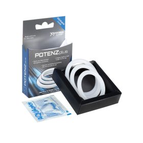 POTENZplus-3db-os szilikon péniszgyűrű.
