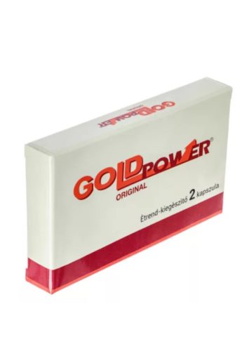 Gold Power - étrend-kiegészítő kapszula férfiaknak -2db.