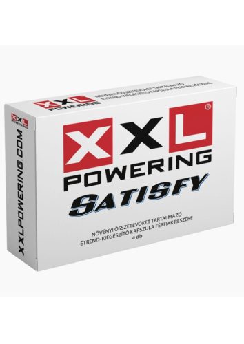 XXL powering Satisfy - férfiaknak erekció kapszula. 4kapszula