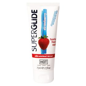 HOT ehető,vizes,epres síkosító-75ml.