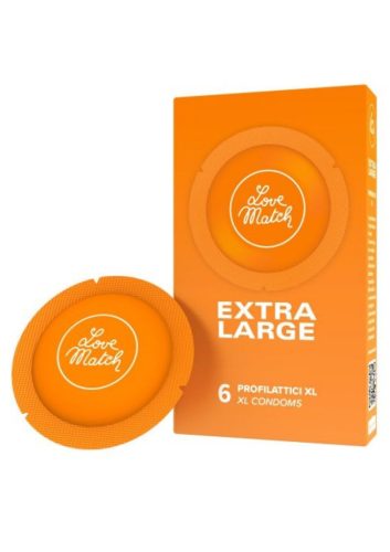 Love Match Extra Large condoms 6db.