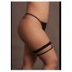 CELESTE - ELASTIC LACE GARTER -Plus size. Plus Size