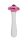 Üveg pink mushroom anal plug.