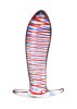 California üveg anal  plug -12cm.