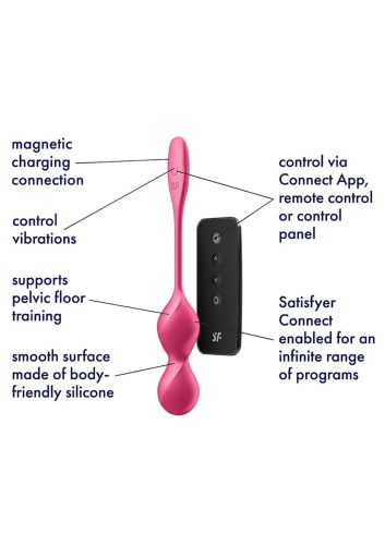 Satisfyer Love Birds 2 - okos, vibrációs gésagolyó