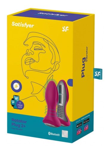 Satisfyer Rotator Plug 2 - gyöngyös anál vibrátor,akkus.